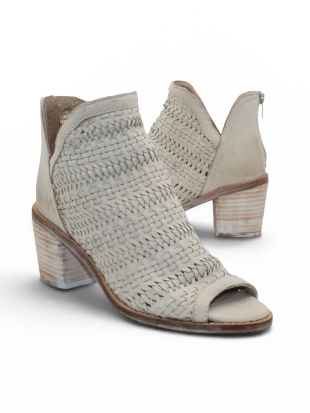 Sbicca Anton Open Toe Handwoven Leather Sandals Women’s Size 9